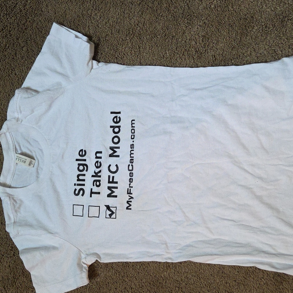 Myfreecams MFC Tee Shirt Cam Girl Size Small